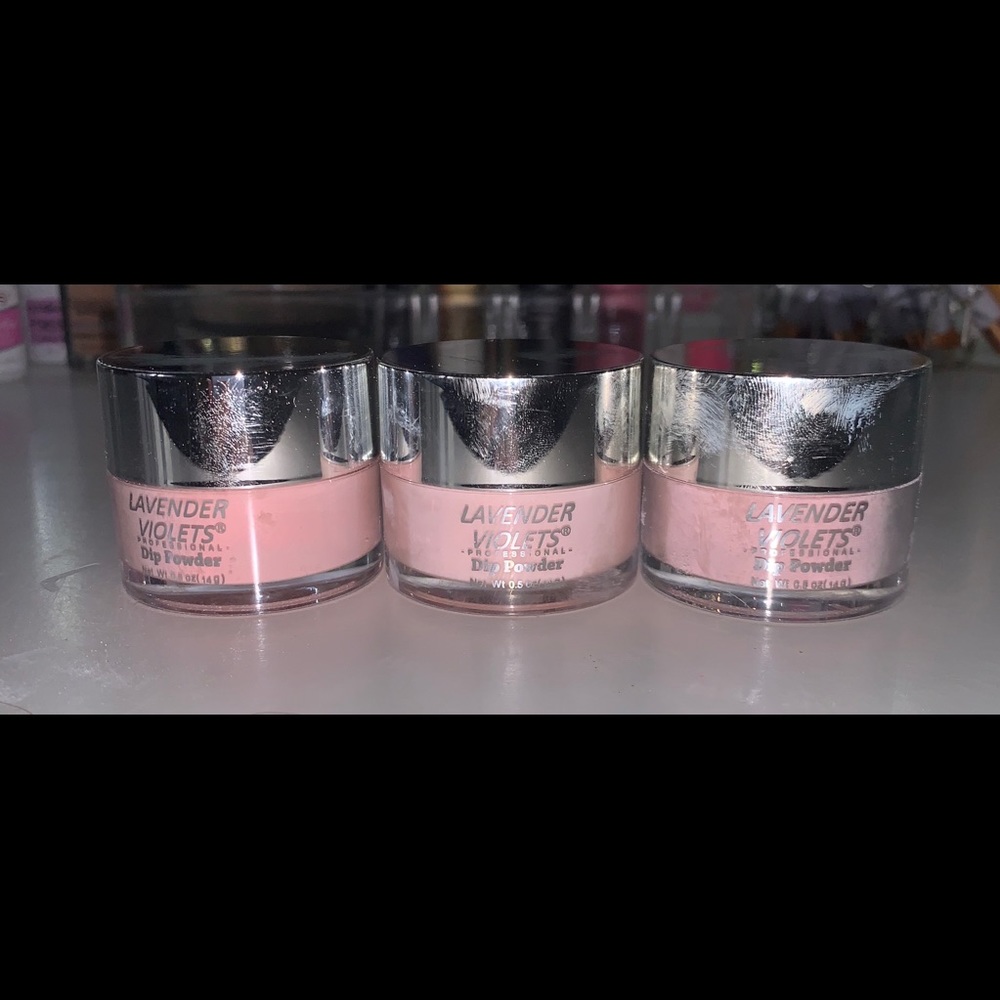Lavender violets dip powder